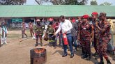 সুনামগঞ্জে জাতীয় দুর্যোগ প্রস্তুতি দিবস উপলক্ষে ভূমিকম্প,অগ্নিকান্ড বিষয়ক মহড়া