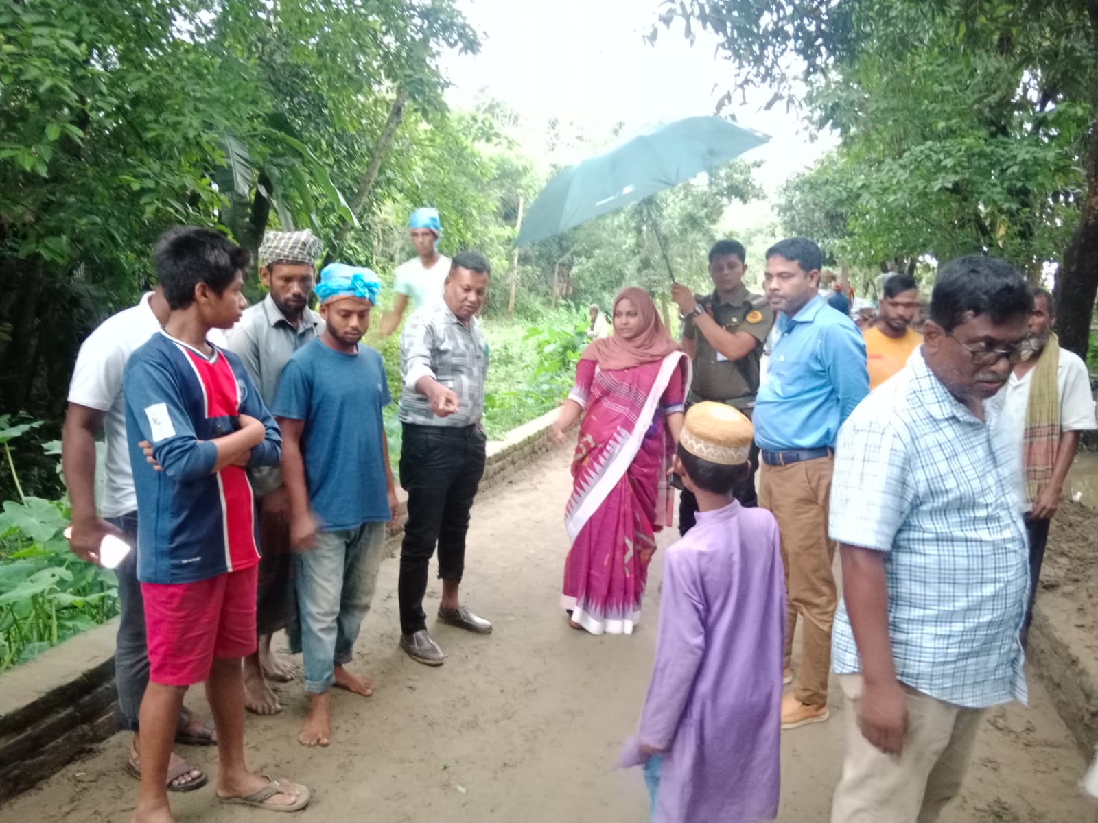 জামালগঞ্জের নয়াহালটে ইউটিএমআইডিপি প্রকল্পের কাজের উদ্ভোধন করলেন ইউএনও