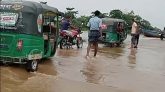 তাহিরপুরে পাহাড়ি  ঢলের পানিতে সড়ক যোগাযোগ বিচ্ছিন্ন