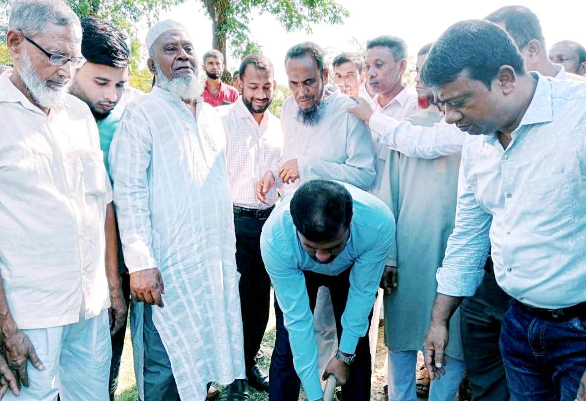 তাহিরপুরে “শিশু পার্ক” কাজের শুভ উদ্বোধন করেন উপজেলা নির্বাহী কর্মকর্তা