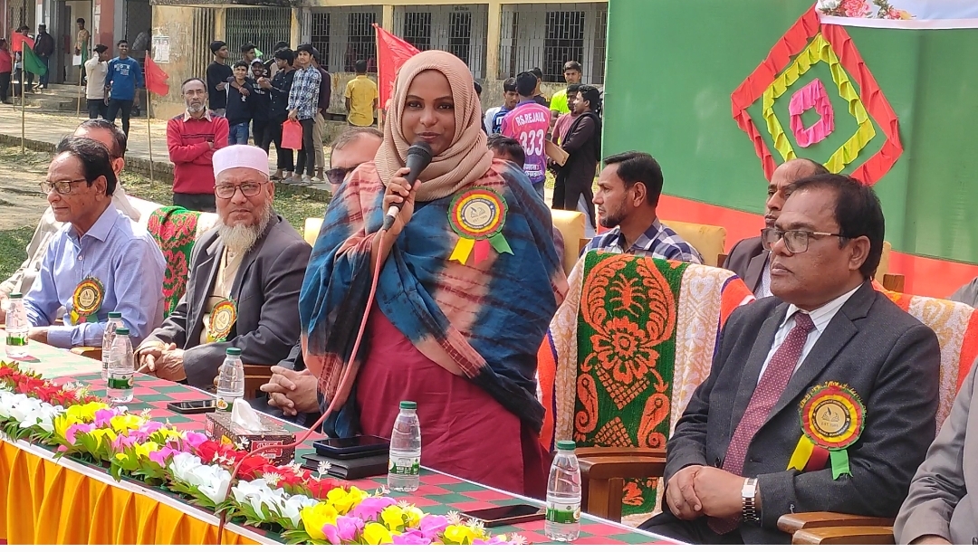 জামালগঞ্জ সরকারি কলেজে তিনদিন ব্যাপী  ক্রিড়া প্রতিযোগিতার উদ্বোধন