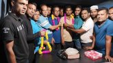 তাহিরপুরে ফুলেল শুভেচ্ছায় সিক্ত হলেন জেলা স্বেচ্ছাসেবক দলের দুই সদস্য ; শাহিন, দেবাশীষ
