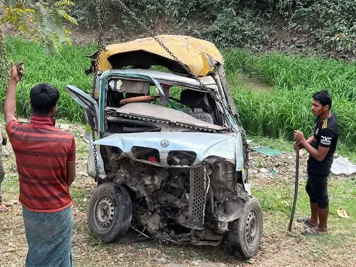 ছাতকে সড়ক দুর্ঘটনায় নিহত -১,আহত- ৩