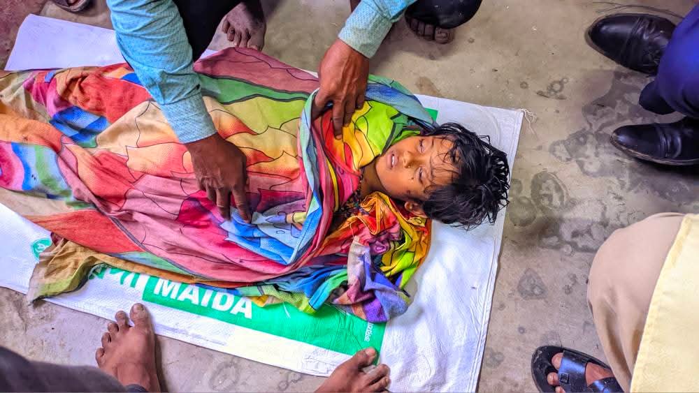 জামালগঞ্জে মোটর সাইকেলের ধাক্কায় প্রাণ গেল শিশুর