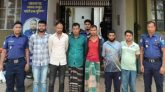 ছাতকে থানা পুলিশের বিশেষ অভিযানে বিভিন্ন মামলার ৬ আসামি গ্রেফতার।