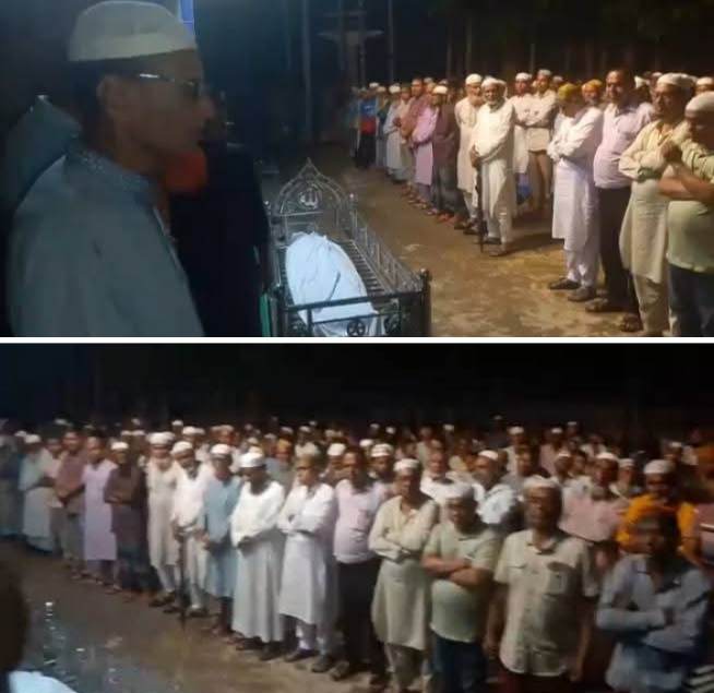 জেলা যুবদলের সহ-সভাপতি আব্দুর রহিমের পিতা হারিছ আলীর দাফন সম্পন্ন
