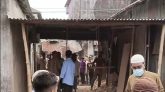 বাদাঘাট বাজারে  অবৈধ স্থাপনা উচ্ছেদ করেন উপজেলা নির্বাহী কর্মকর্তা আবুল হাসেম