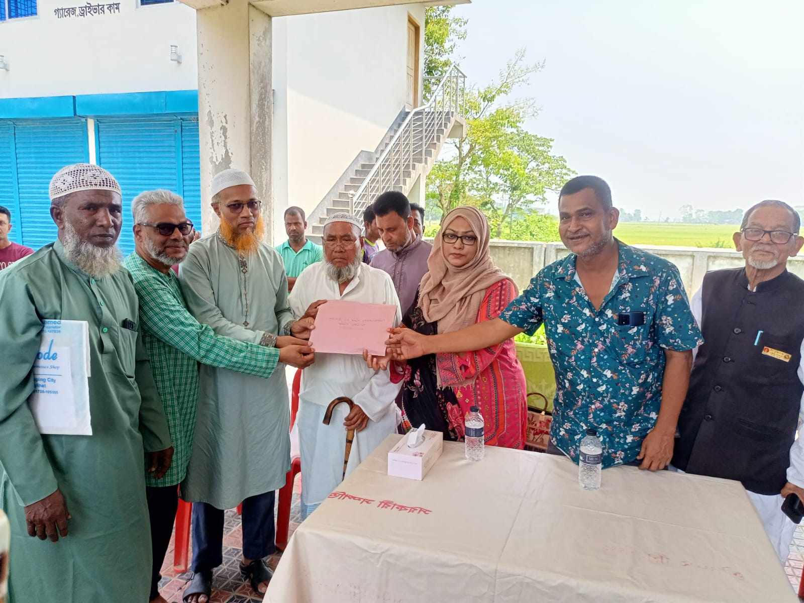 কৈতক হাসপাতালের অবৈধ ভাবে ভূমি দখল করার প্রতিবাদে এলাকাবাসীর সভা অনুষ্ঠিত