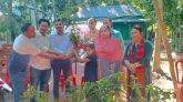 ধর্মপাশায় বিনামূল্যে ফলজ গাছের চারা বিতরণ
