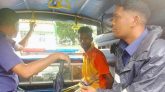 ধর্মপাশায় দোকানের মালামালসহ চোর আটক