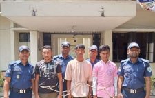 তাহিরপুরে উত্যক্তকারী তিন বখাটে ইভটিজার গ্রেফতার