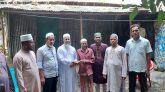 জামালগঞ্জে শহীদ সোহাগের পরিবারকে জামায়াতে ইসলামীর ঈদ উপহার