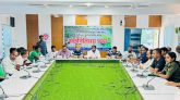 তাহিরপুরে পর্যটন শিল্পের বিকাশ ও স্থানীয় জনগণের অংশীদারিত্বে ভাসমান বাজার স্থাপনে মতবিনিময় সভা