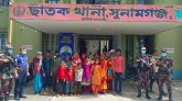 ছাতকের বাগানবাড়ি সীমান্ত দিয়ে বিএসএফ’র পুশইন ২০ নাগরিক বিজিবি’র হাতে আটক
