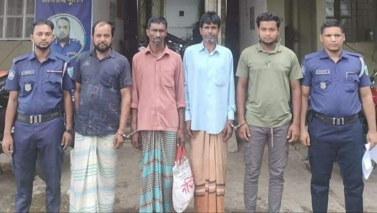 ছাতক থানা পুলিশের অভিযানে বিভিন্ন মামলায় ৫ জন গ্রেফতার