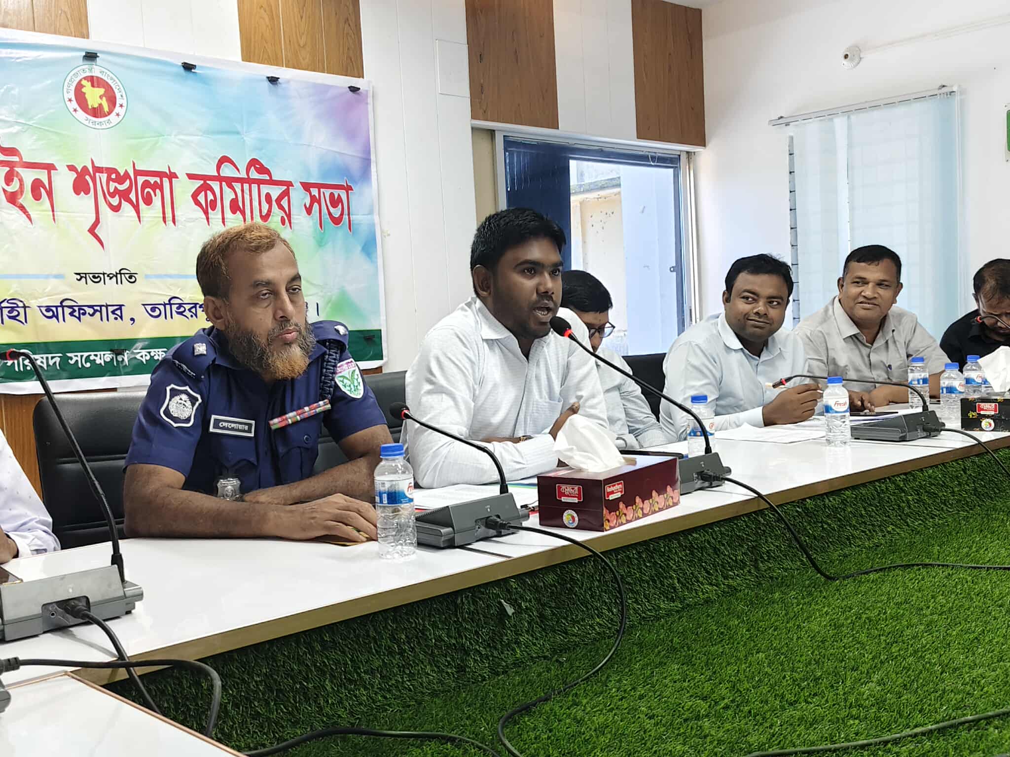 তাহিরপুরে আইনশৃঙ্খলা কমিটির মাসিক সভা অনুষ্ঠিত