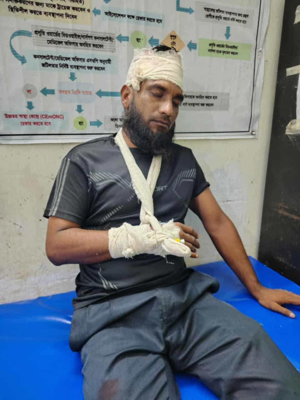 তাহিরপুরে স্বেচ্ছাসেবকদল নেতাকে পিটিয়ে আহত করলো ছাত্রলীগ সন্ত্রাসীরা