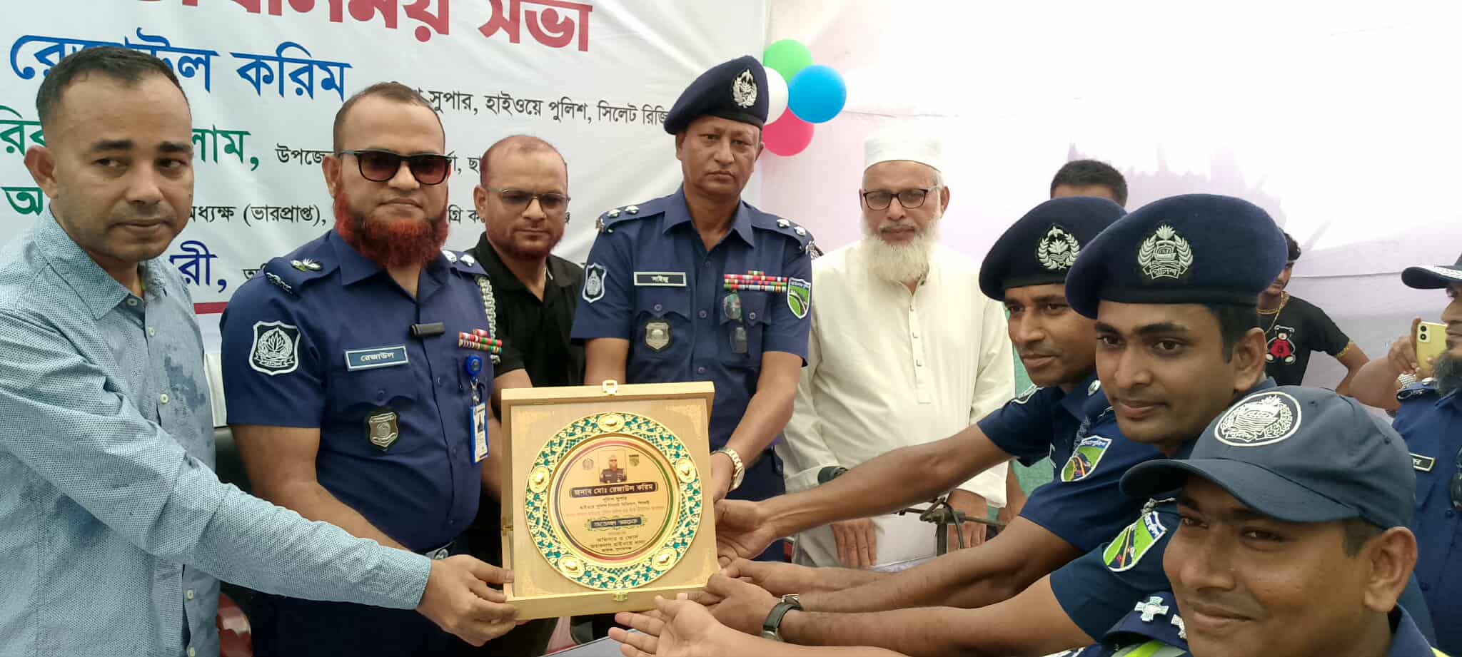 ঝাঁকঝমক আয়োজনে জাউয়া বাজার হাইওয়ে পুলিশ ক্যাম্প উদ্বোধন