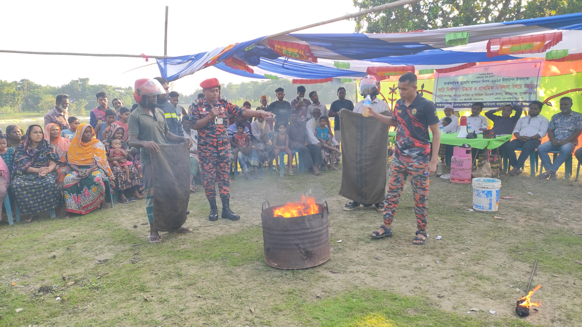 জামালগঞ্জে কারিতাসের ইএলএসআরপি প্রকল্পের দুর্যোগ প্রশমন দিবস পালিত